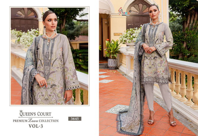 Queens Court Premium Vol 3 By Shree Cotton Pakistani Suits Wholesale Price In Surat
